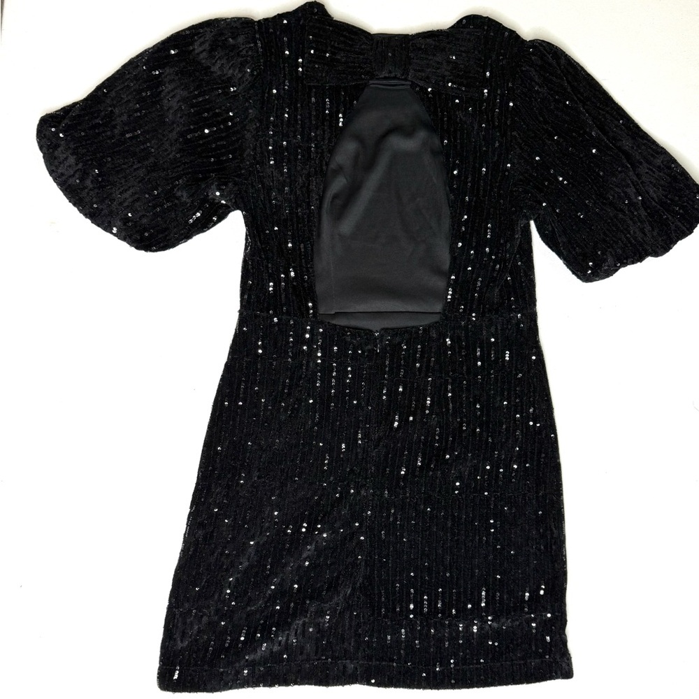 Black Sequin Dress - Picture 2 of 9